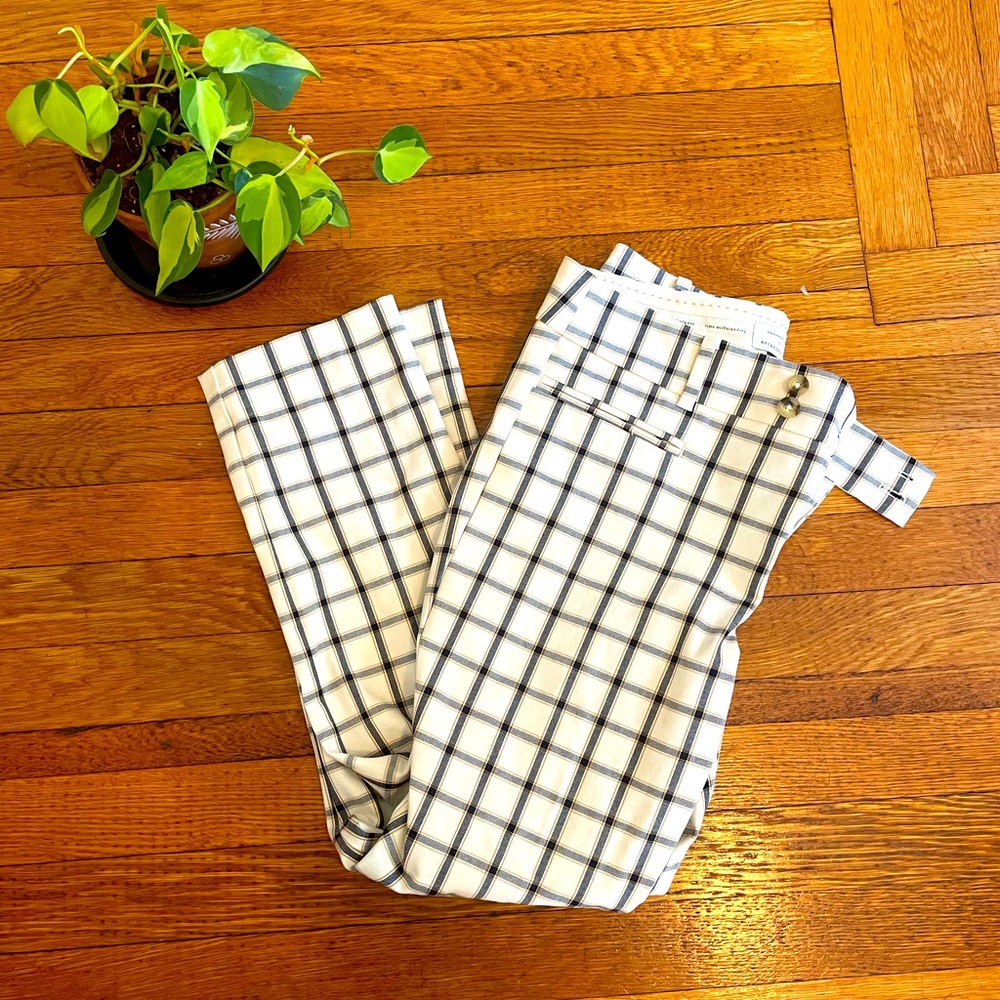 Anthropologie plaid pants
